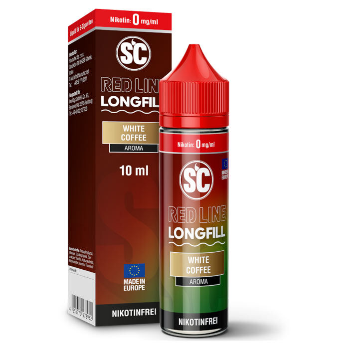 Aroma (Longfill) White Coffee SC Red Line 10ml (60ml Flasche)