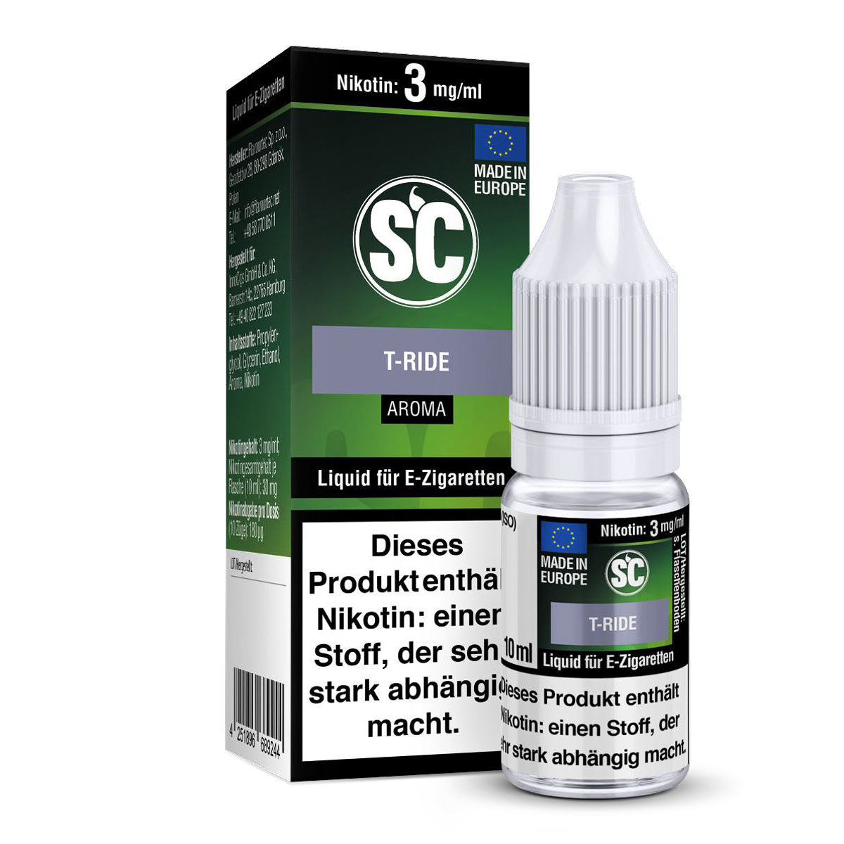 Liquid T-Ride SC 10ml 03 mg/ml (leicht)