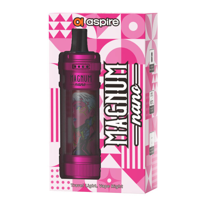 E-Zigaretten Set ASPIRE Magnum Nano 6ml Pink & Lemon Cyber