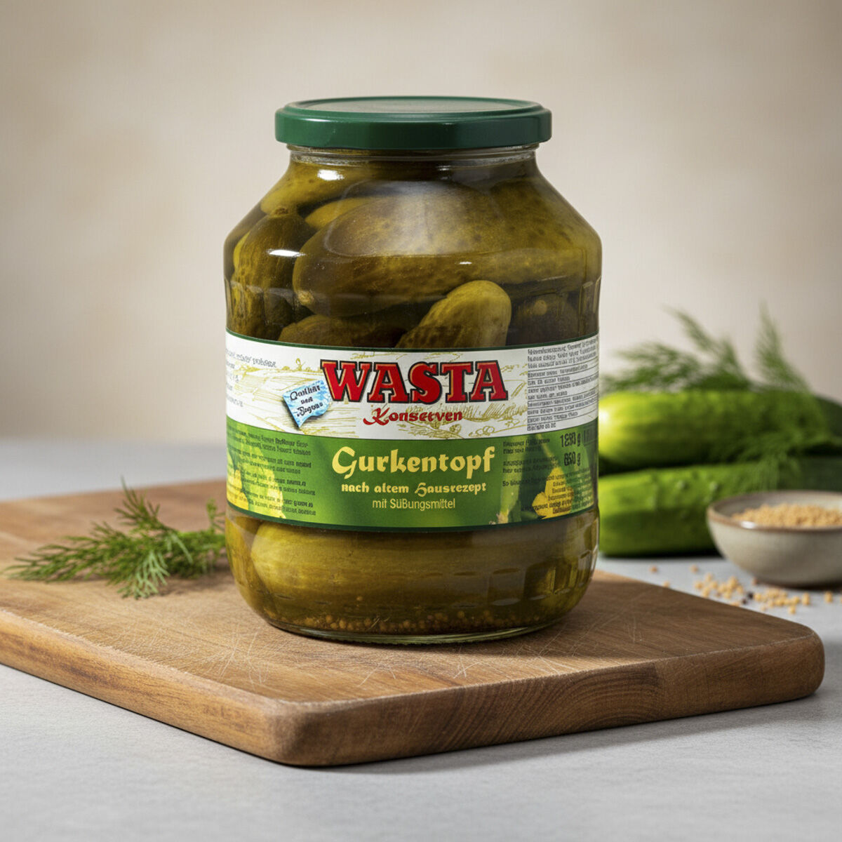 Gurkentopf nach Hausrezept  im Glas 1700ml von WASTA