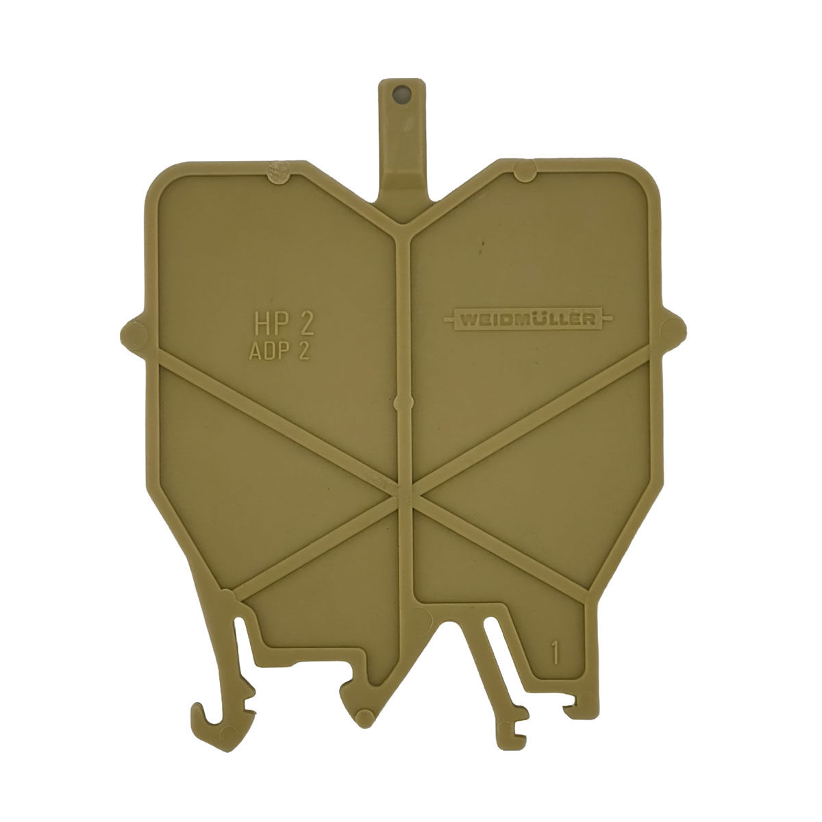 Abschluss/Zwischenplatten Weidmüller HP 2 ADP2 beige 18 Stück