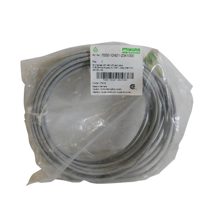 Kabel Murr Elektronik 7000-12421-2341000 PUR 4x0.34 gr UL/CSA+schleppk. 10m