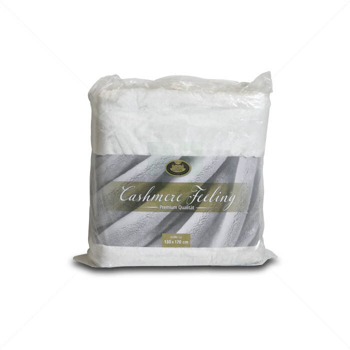 Kuscheldecke Gözze Cashmere Feeling 130x170 cm weiß
