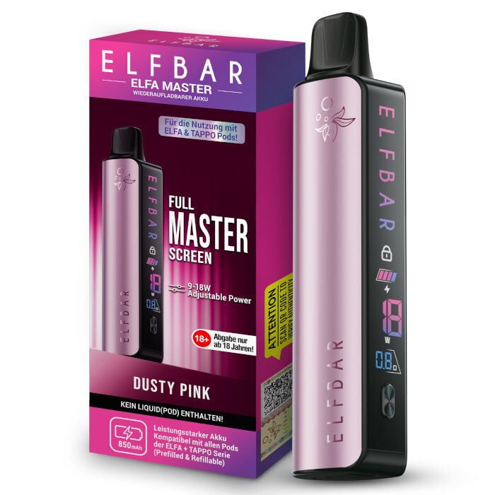 E-Zigaretten Akku ELFBAR Elfa Master 850mAh pink