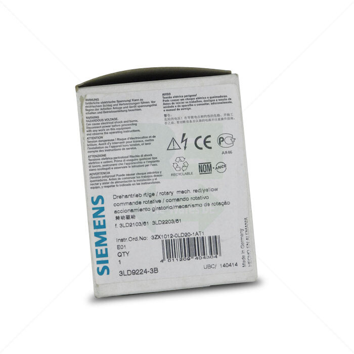 Drehgriff Siemens 3LD9224-3B