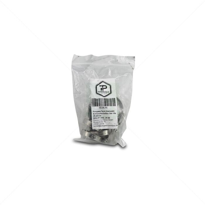 Schlauchschellen 10er Set Pangaea Tech 25-40 mm Edelstahl