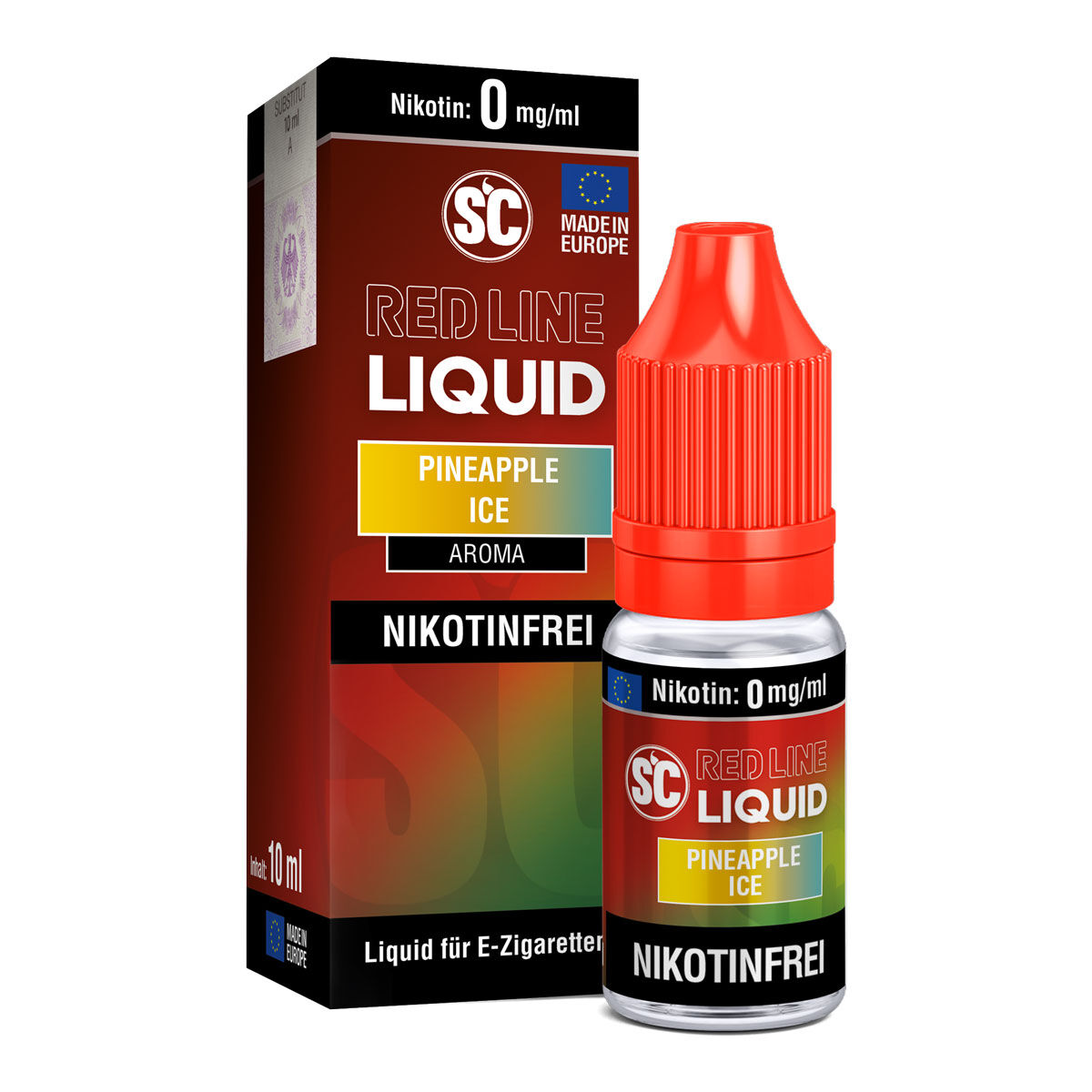 Liquid Red Line Pineapple Ice SC 10ml 00 mg/ml (ohne)
