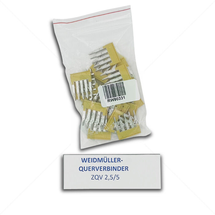 Querverbinder Weidmüller ZQV 2,5/5 Querverbinder, gelb 24 Stück