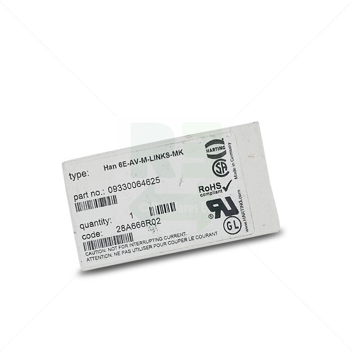 Steckverbinder Harting Han 6E-AV-M-LINKS-MK Anschlussverteiler