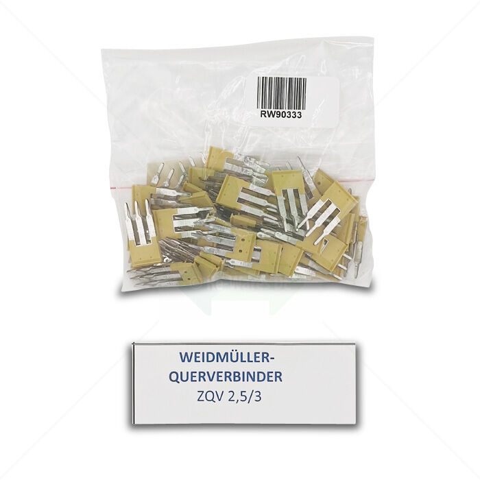 Querverbinder Weidmüller ZQV 2,5/3 Querverbinder, gelb 60 Stück