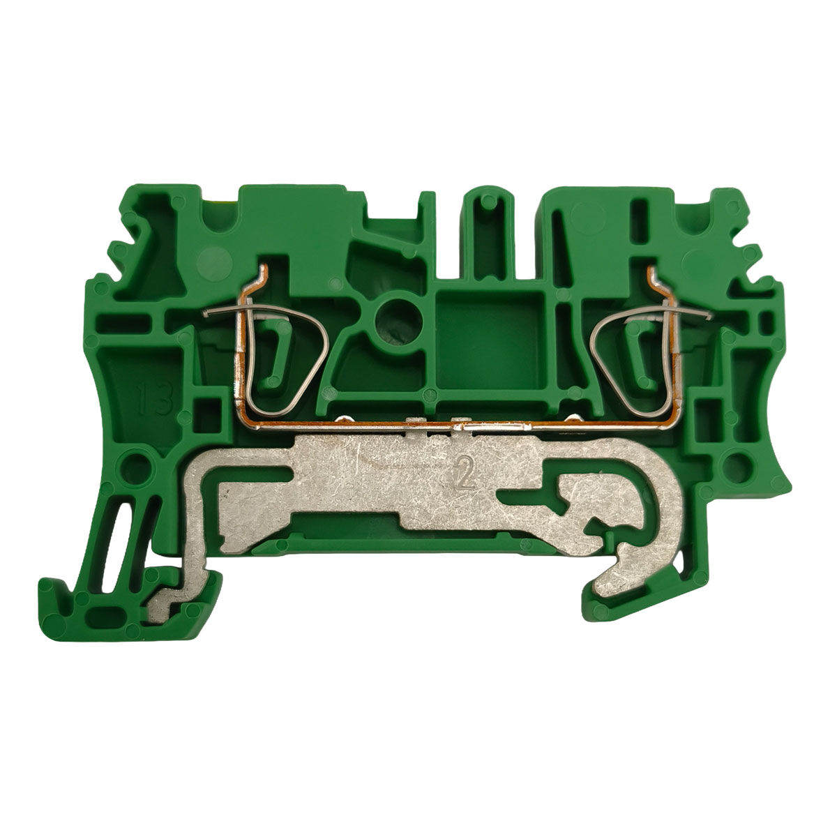Schutzleiterklemmen Weidmüller ZPE 2.5 1608640000 2,5 mm² grün/gelb – 100 Stück