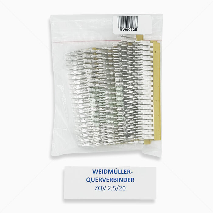 Querverbinder Weidmüller ZQV 2,5/20 Querverbinder, gelb 17 Stück