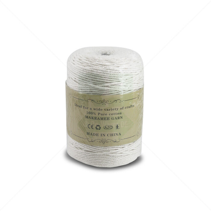 Makramee Garn IZSUZEE 300 m x 3 mm beige