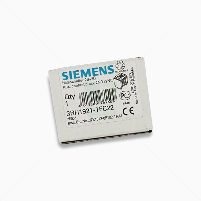 Hilfsschalterblock Siemens 3RH1921-1FC22 Hilfshalterblock