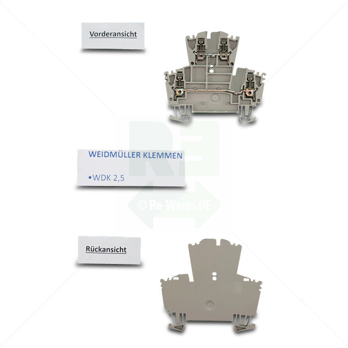 Klemmen Weidmüller WAP/WDK 2,5 Abschlussplatte beige