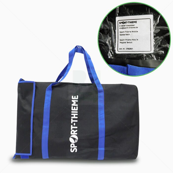 Mobile Spielerbank faltbar 6 Personen Sport-Thieme schwarz