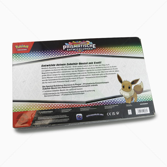 Pokémon-Sammelkarten Spezial-Kollektion Karmesin & Purpur – Prismatische Entwicklungen Set