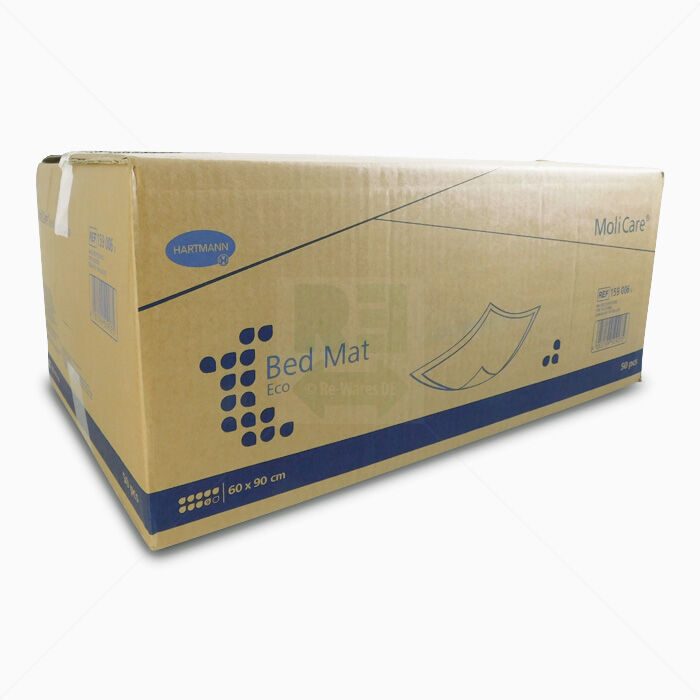 Bettunterlagen 50 Stück MoliCare 8-lagig 90x60cm PP-Recyclingzellulose-PE