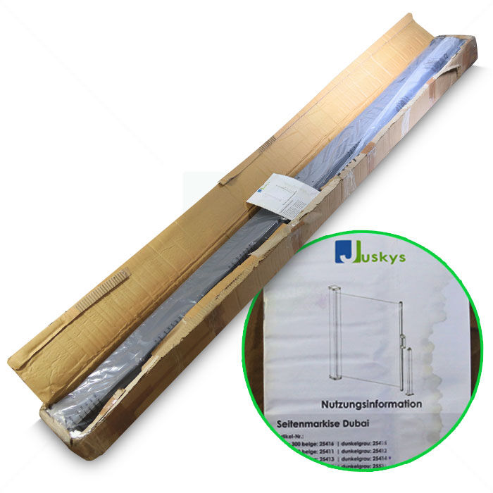 Seitenmarkise Dubai Juskys anthrazit ausziehbar blickdicht Seitenmarkise Dubai Juskys anthrazit ausziehbar blickdicht