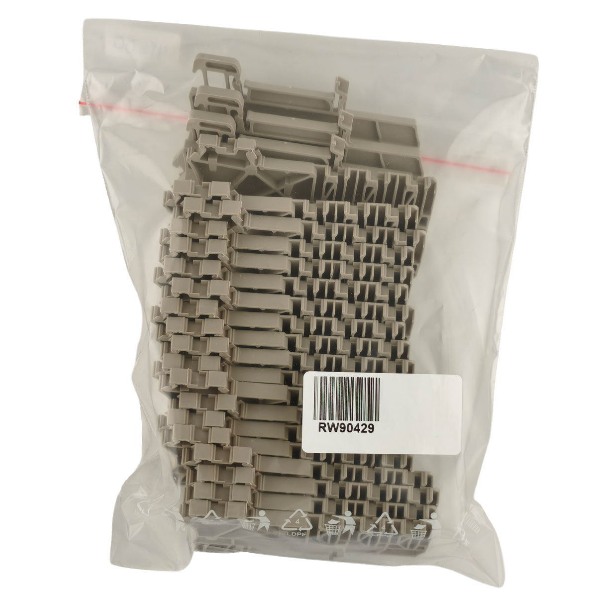 Abschluss/Zwischenplatten Weidmüller ZAP/TW ZIA 1.5/4L Abschlussplatte, beige 22 Stück