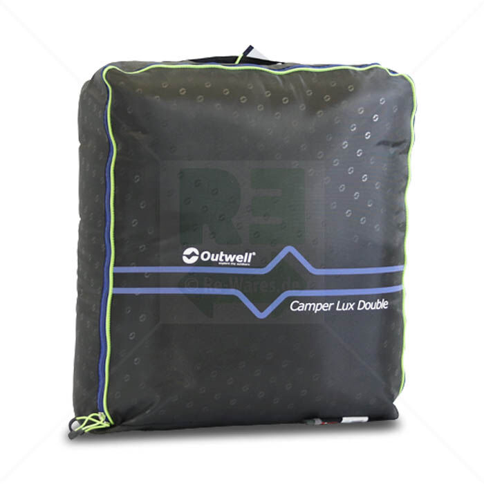 Schlafsack Outwell Camper Lux- Double, 235x150 cm, grün