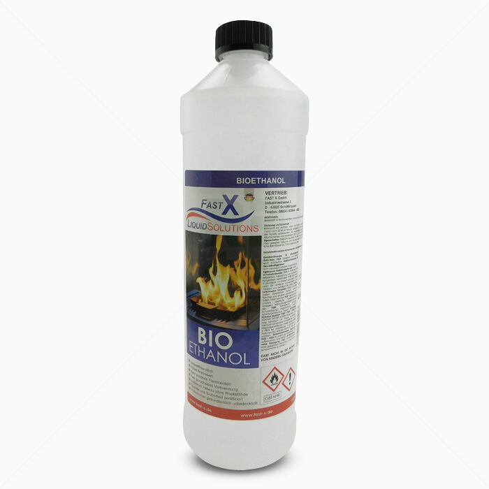 Bioethanol FastX 1L Flasche Brennstoff