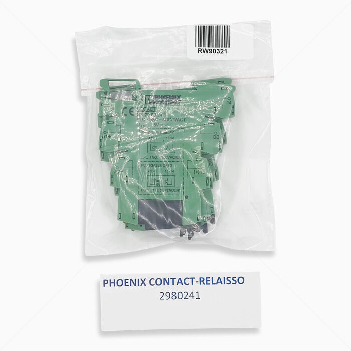 Relaissockel Phoenix Contact 2980241 Relaissockel, 5V, grün 3 Stück