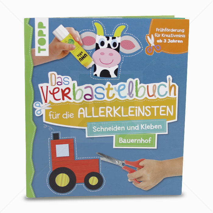 Buch Topp Das Verbastelbuch für die Allerkleinsten schneiden und kleben Bauernhof