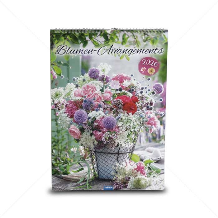 Großbildkalender Trötsch 2026 Blumen-Arrangements