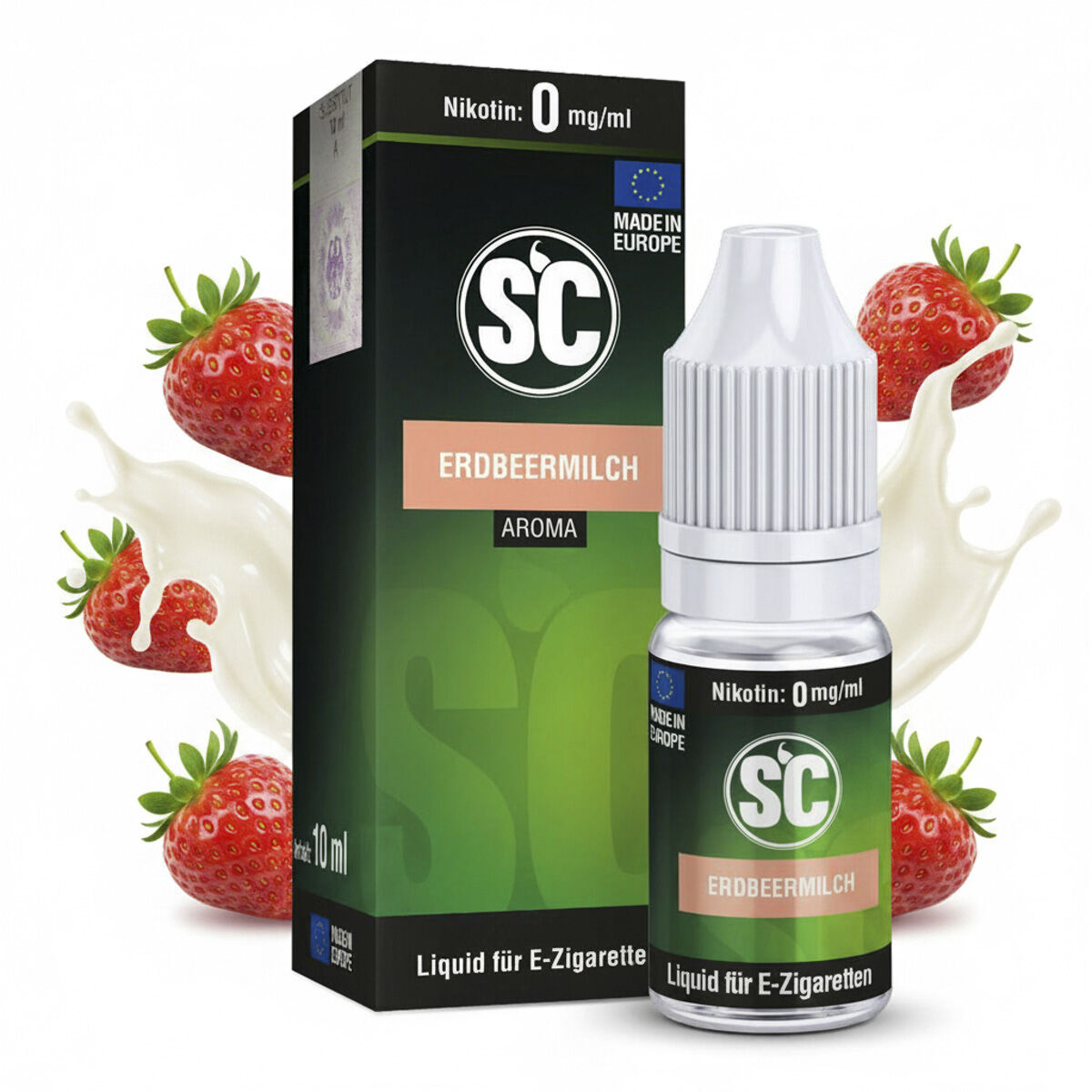 Liquid Erdbeermilch SC 10ml 00 mg/ml (ohne)