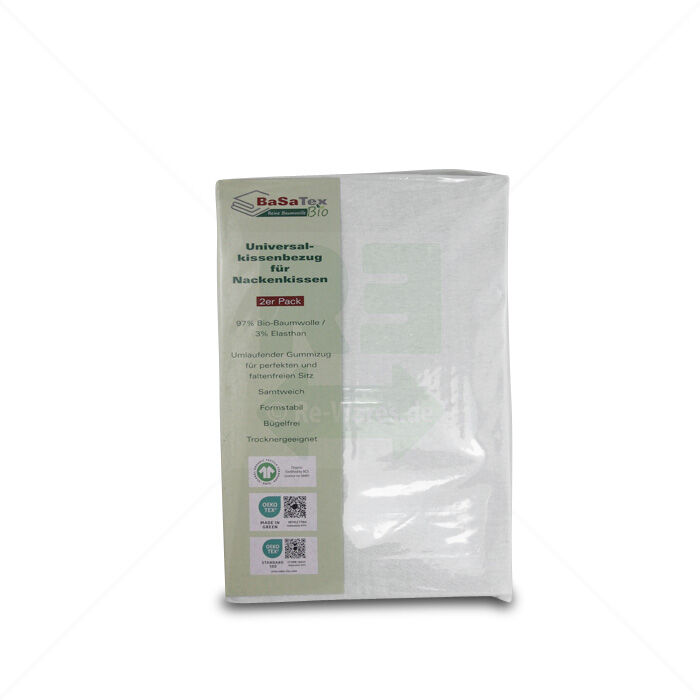 Basatex Bio Nackenkissenbezug 2er-Pack