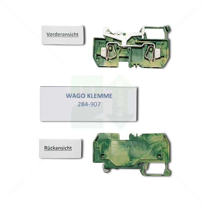 Klemme Wago 284-907 2-Leiter-Durchgangsklemme 10mm² grün/gelb