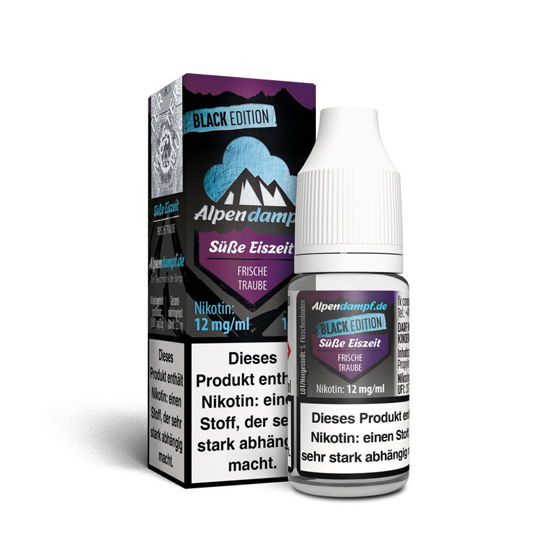 Liquid Black Edition Süße Eiszeit Alpendampf 10ml 12 mg/ml (stark)