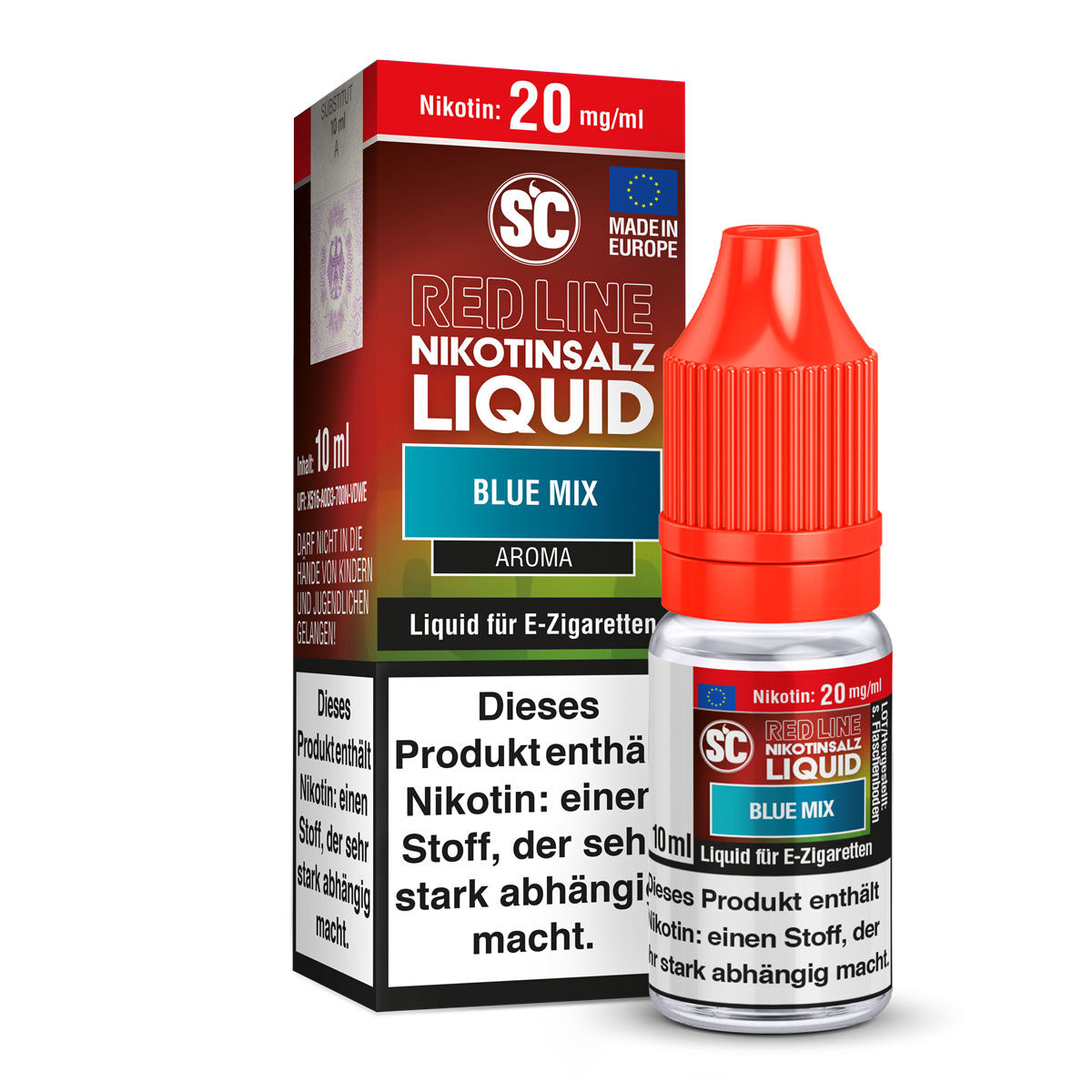 Liquid Nikotinsalz Red Line Blue Mix SC 10ml 20mg/ml (stark)
