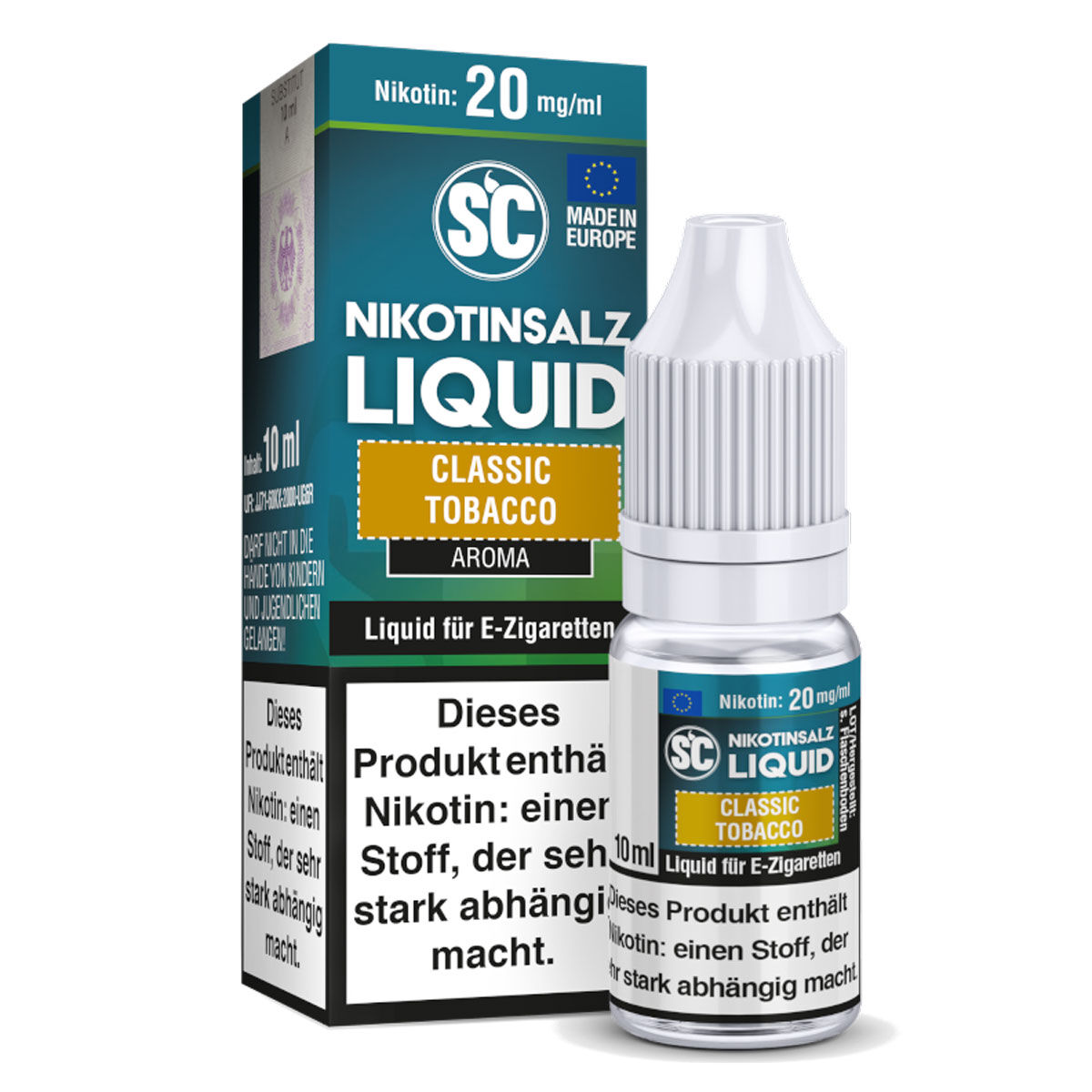 Liquid Nikotinsalz Classic Tobacco (Gold) SC 10 ml 20 mg/ml