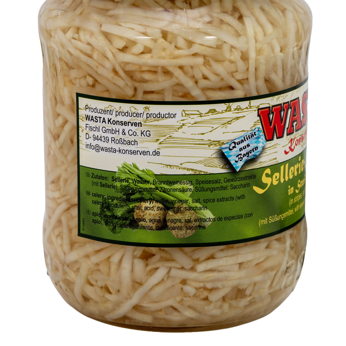 Selleriesalat Streifen im Glas 720ml von WASTA