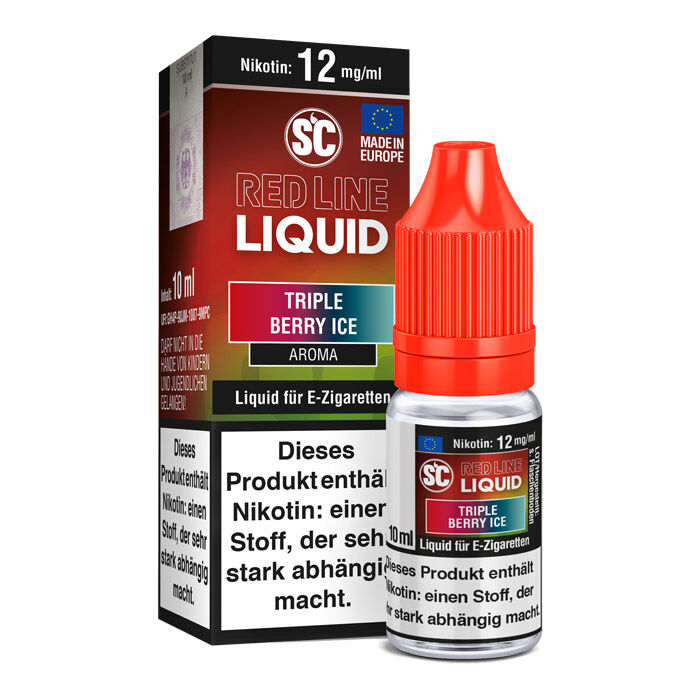 Liquid Red Line Triple Berry Ice SC 10ml 12 mg/ml (stark)