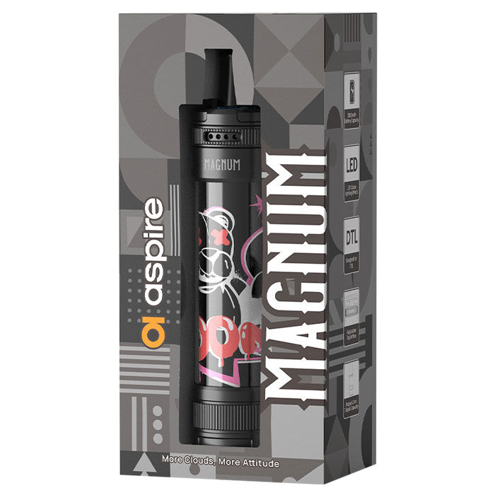 E-Zigaretten Set ASPIRE Magnum 6ml Schwarz & Booming Bear