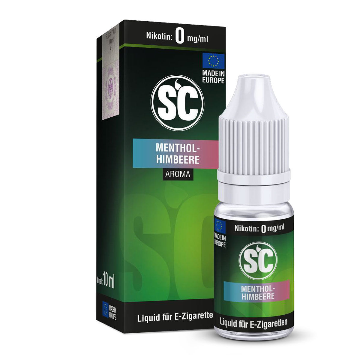 Liquid Menthol Himbeere SC 10ml 00 mg/ml (ohne)