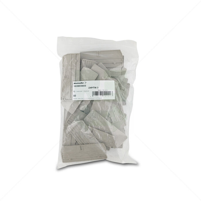Abschlussplatte Weidmüller 1608800000 ZAP/TW3 50 Stück
