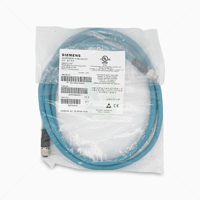 Kabel Siemens 6XV1830-3DH20 Profibus Connecting Cable M12-180/M12-180, 2m