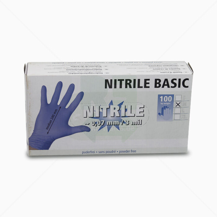 Einmalhandschuhe Kerbl puderfrei Gr. M 100 Stück, blau Einmalhandschuhe Kerbl puderfrei Gr. M 100 Stück, blau