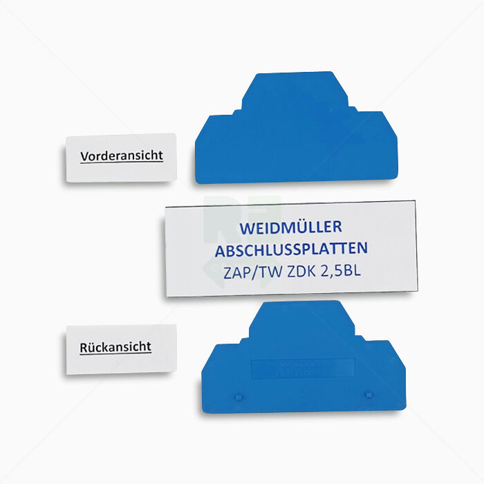 Abschlussplatte Weidmüller ZAP/TW ZDK2,5 BL blau