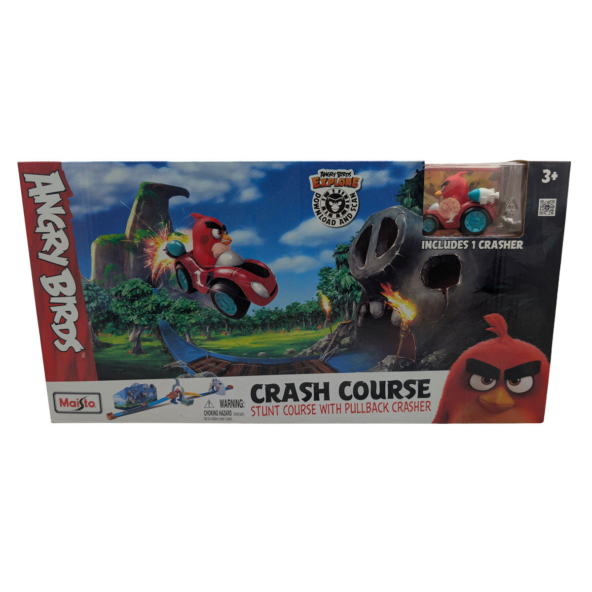 Crashbahn Maisto Angry Birds CRASH COURSE