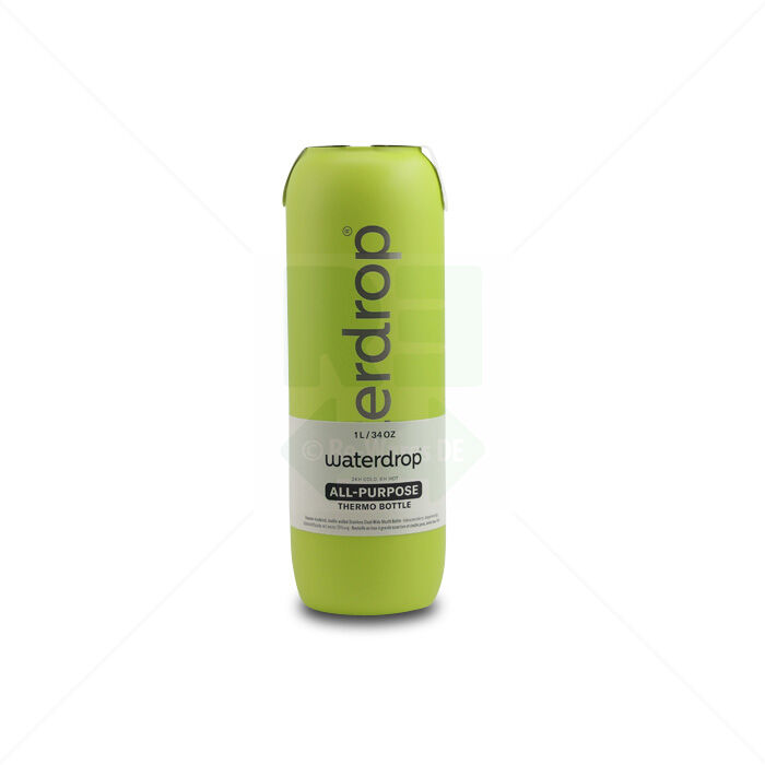 Thermoflasche Waterdrop All-Purpose 1L ohne Deckel neon gelb