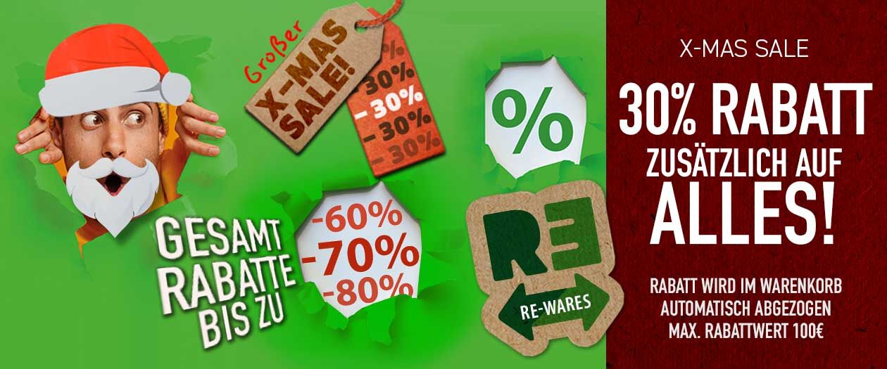 Banner -30% im X-Mas Sale