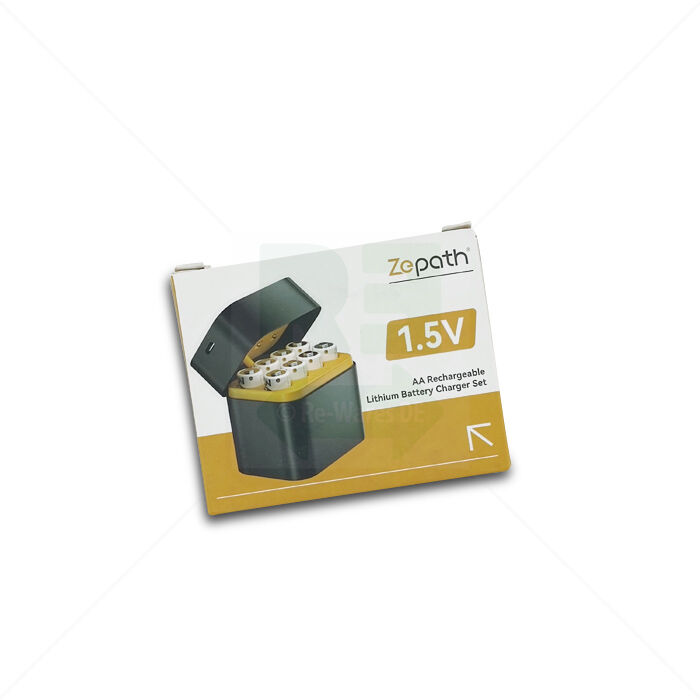 Wiederaufladbare 8xAA Li-ion Batterie 1.5 V Zepath in Aufbewahrungsbox