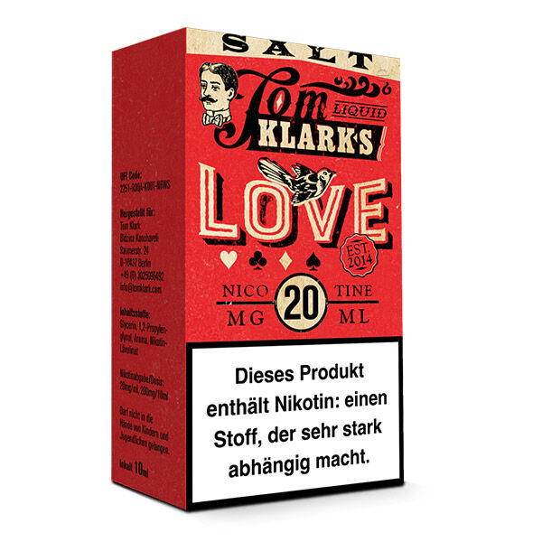 Liquid Nikotinsalz Love Tom Klark's 10ml 20mg/ml