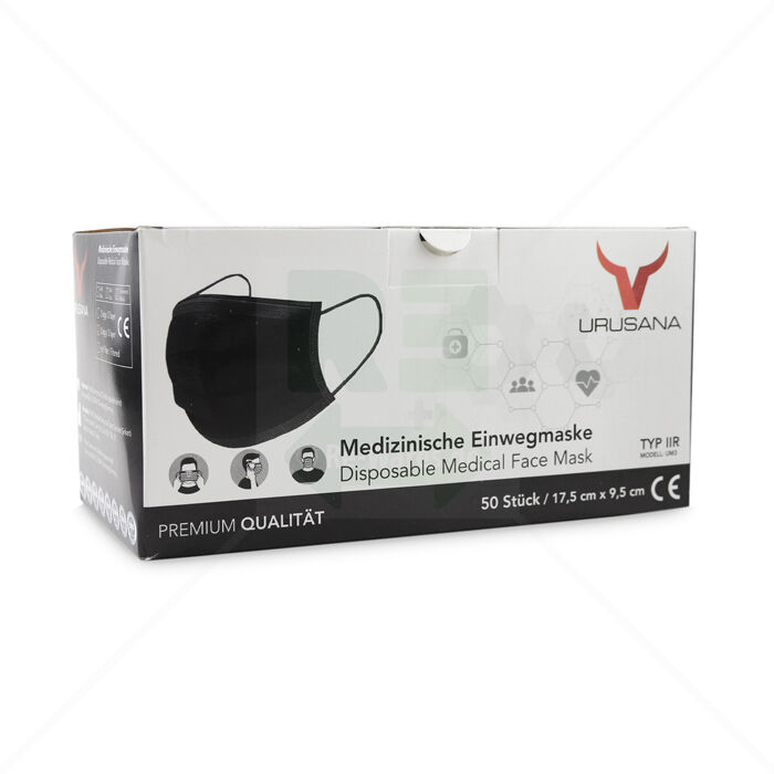 Atemschutzmaske TYP 2R Einweg URUSANA 50er Pack Atemschutzmaske TYP 2R Einweg URUSANA 50er Pack