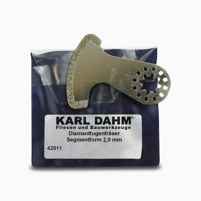 Diamantfugenfräser Karl Dahm Segmentform 2,0 mm Schnittbreite